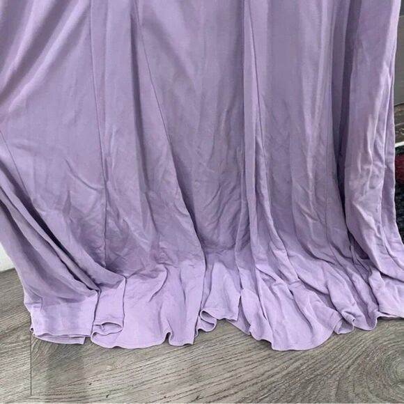 NWT Helsa Maxi Dress Purple Constantina Jersey Bow Backless size XS - Picture 6 of 11